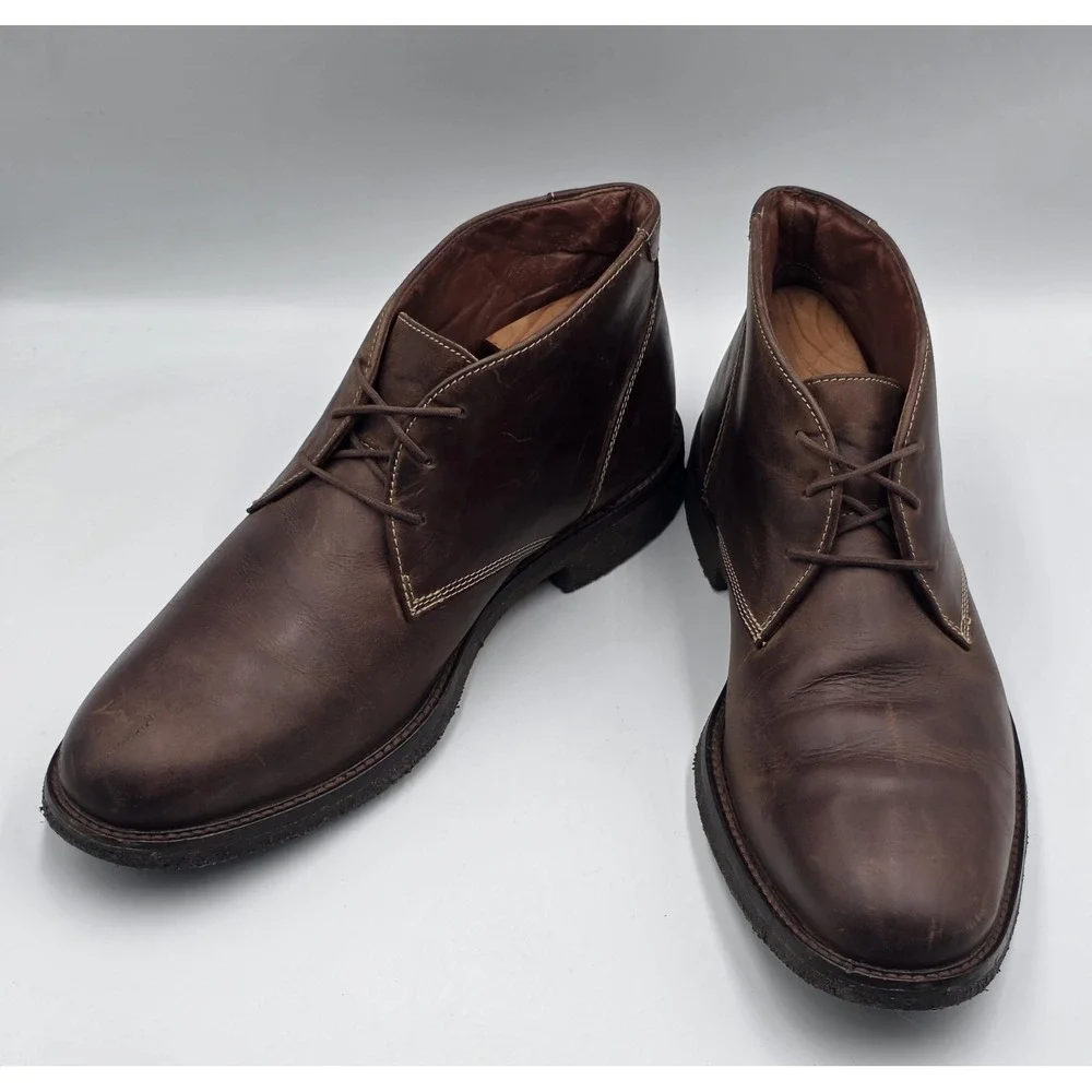 Johnston‎ & Murphy Copeland Chukka Boots Mens 10.5M 25-1870 Brown Leather